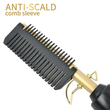 2 in 1 Gold Flat Iron Straightener