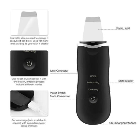 Ultrasonic Facial Skin Scrubber