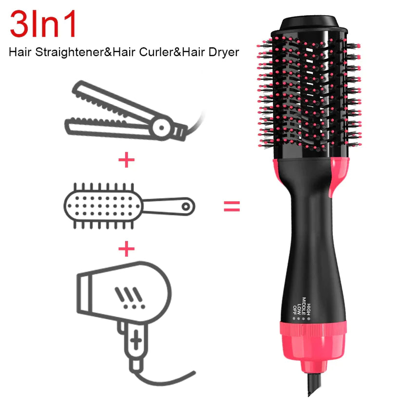 Hair Dryer & Volumizer Hot Air Brush