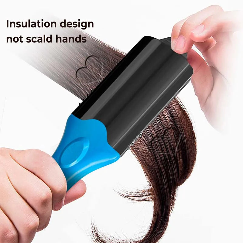 Popular Straightener with 3D Image and 5 Pattern Attachments for Hair Styling