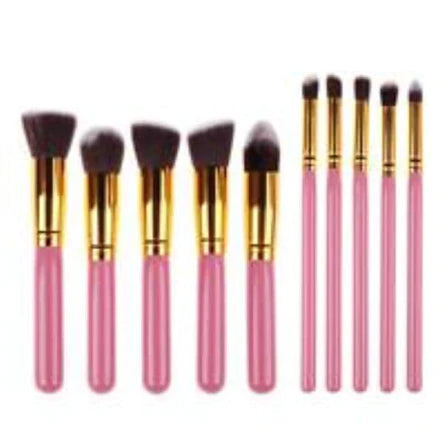 10 Piece Kabuki Brush Set